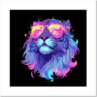 cool lion Posters and Art